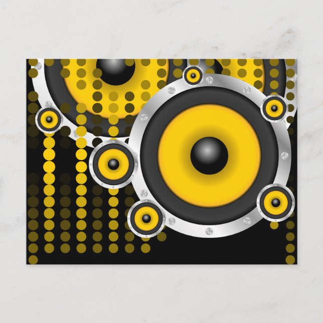 Hintergrund des Party Postkarte (Vorderseite)