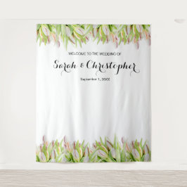 Hintergrund des personalisierten Hochzeitsstils |  Wandteppich