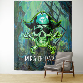 Hintergrund des Pirate-Themas "Party Adult Cross B Wandteppich