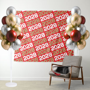 Hintergrund des Red and Bronze Gold Abschlusses Wandteppich