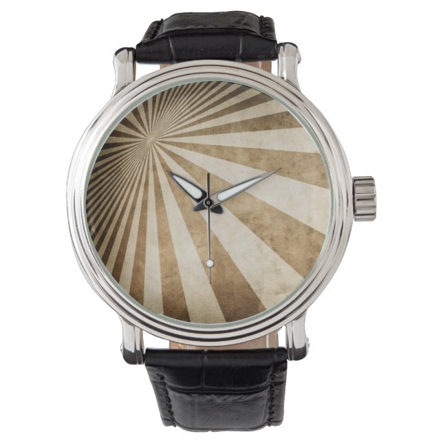 Hintergrund des Retro-Strips Armbanduhr (Vorderseite)