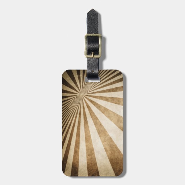 Hintergrund des Retro-Strips Gepäckanhänger (Vorderseite vertikal)