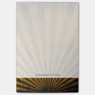 Hintergrund des Retrotyps Post-it Klebezettel