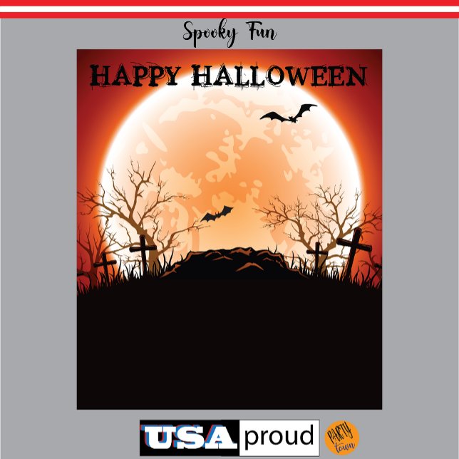 Hintergrund des sozialen Friedhofs von Halloween Wandteppich (Von Creator hochgeladen)