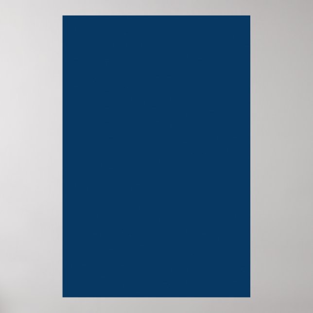 Hintergrund des Trends für tiefblaue Stahlfarbe Poster (Vorne)