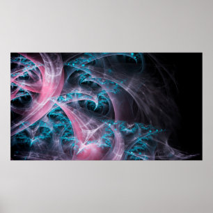Hintergrund-Design für Fraktal Poster