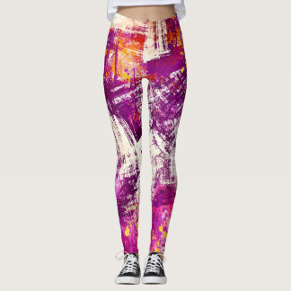 Hintergrund dunkler Abstrakter Blöcke Leggings