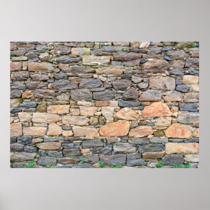 Hintergrund einer fotografierten Wandstruktur aus  Poster