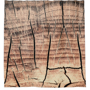 Hintergrund eines Holzstifts, Alter, Alterung, Duschvorhang