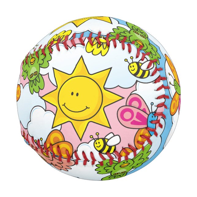 Hintergrund für Baby-Tiere Baseball (Vorne Rechts)
