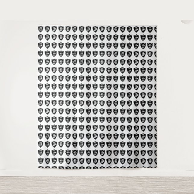Hintergrund für benutzerdefinierte Logoereignisse Wandteppich (Vorderseite)