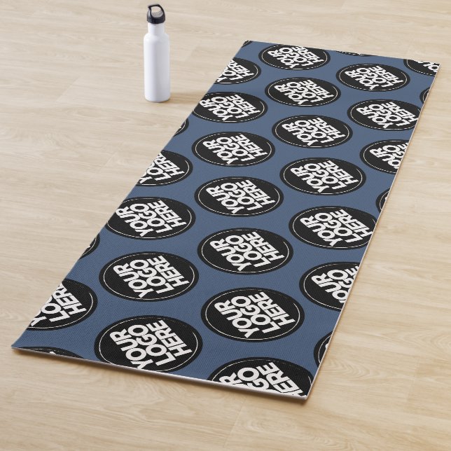 Hintergrund für berufliche Blue Repetierlogos Yogamatte (Beispiel)
