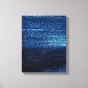 Hintergrund für blaue und weiße Textur Leinwanddruck