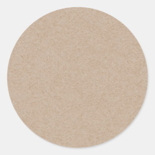 Hintergrund für braune Kraft Runder Aufkleber