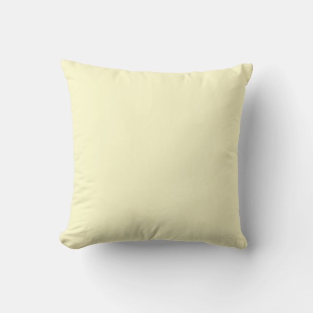 Hintergrund für Cream Solid Color Kissen (Vorderseite)