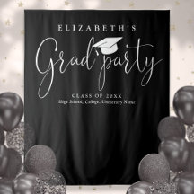 Hintergrund für das Foto der Schwarz-Weiß-Graduier