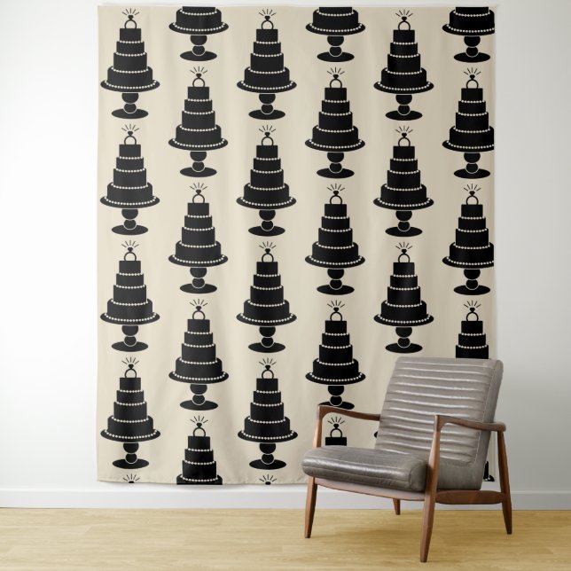 Hintergrund für das Hochzeitstorch Wandteppich (Beispiel)