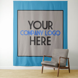 Hintergrund für das Logo der Blue Company Business Wandteppich