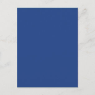 Hintergrund für den elektrischen Royal Blue Solid Postkarte