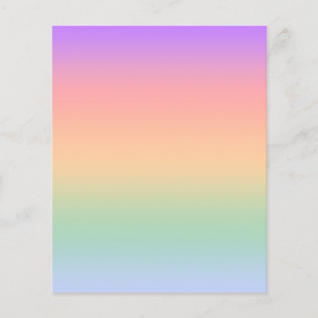Hintergrund für den Farbverlauf bei Regenbogenfarb (Vorderseite)