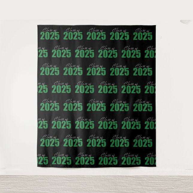 Hintergrund für den grünen Glitzer der 2025-Foto-K Wandteppich (Vorderseite)