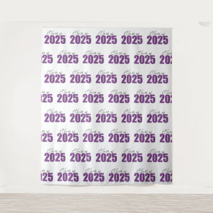 Hintergrund für den lila Glitzer der 2025 Foto-Kla Wandteppich
