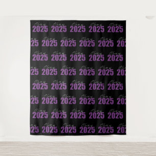 Hintergrund für den lila Glitzer der 2025 Foto-Kla Wandteppich