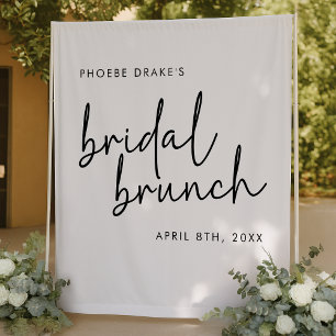 Hintergrund für den Minimalistischen Bridal-Brunch Wandteppich