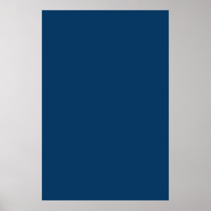 Hintergrund für den Trend "Deep Blue Steel Color" Poster