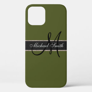 Hintergrund für die Army in Monogram, grün Case-Mate iPhone Hülle