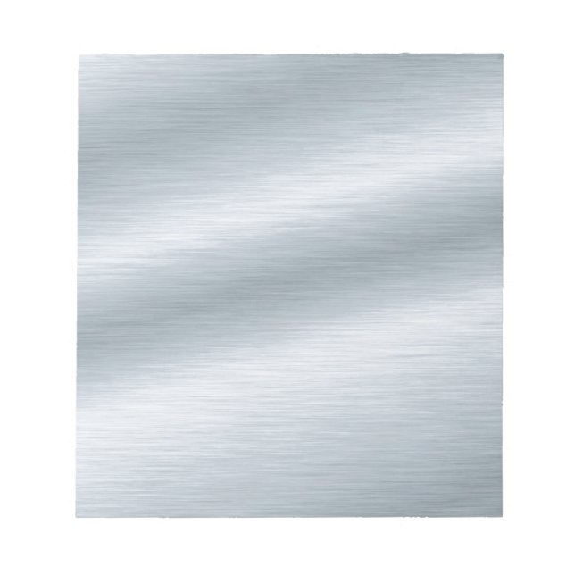 Hintergrund für die gebürstete Silber-Darstellung Notizblock (Vorderseite)