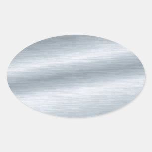 Hintergrund für die gebürstete Silber-Darstellung Ovaler Aufkleber