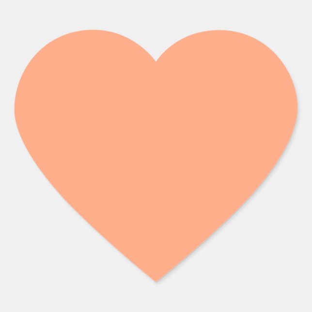 Hintergrund für die Gestaltung von Lachs Rosa Herz-Aufkleber (Vorderseite)