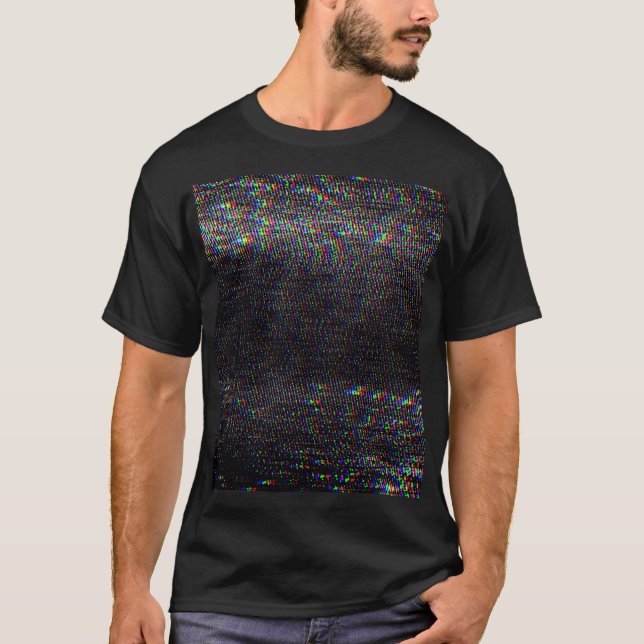 Hintergrund für die Textur des Bildschirms T-Shirt (Vorderseite)