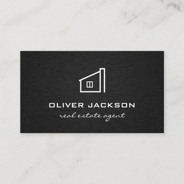 Hintergrund für echte Anwesen-Linen Visitenkarte (Vorderseite)