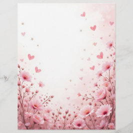 Hintergrund für ein Papierschreiben für Valentin Briefbogen