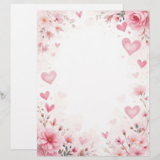 Hintergrund für ein Papierschreiben für Valentin Briefbogen