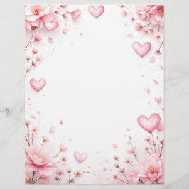 Hintergrund für ein Papierschreiben für Valentin Briefbogen