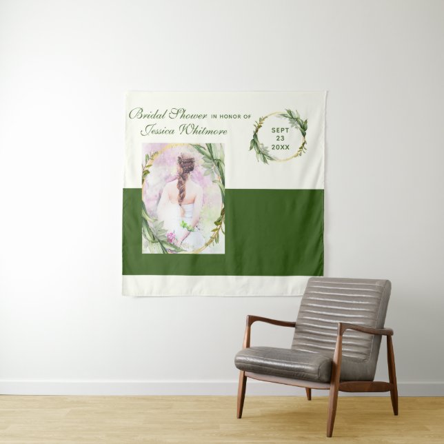 Hintergrund für elegantes Brautparty/Foto Wandteppich (Beispiel (Horizontal))