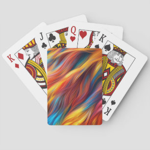 Hintergrund für farbenfrohe Pelzfelle-68454 Spielkarten