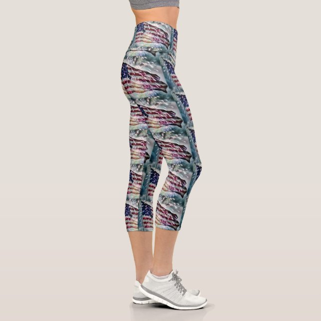 Hintergrund für Feuerwerke Capri Leggings (Rechts)