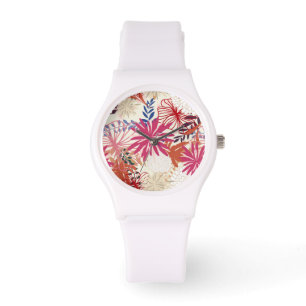 Hintergrund für Flora und Fauna 3 Armbanduhr
