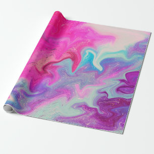 Hintergrund für gemischte Farben Geschenkpapier