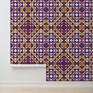 Hintergrund für geometrische Ränder Mitte des Ja Tapete