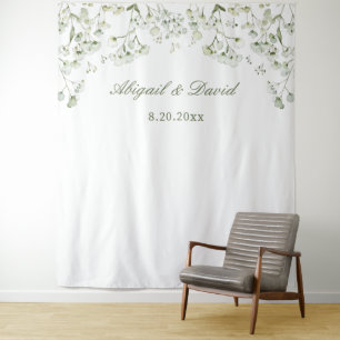 Hintergrund für Gipskraut-Hochzeiten Wandteppich