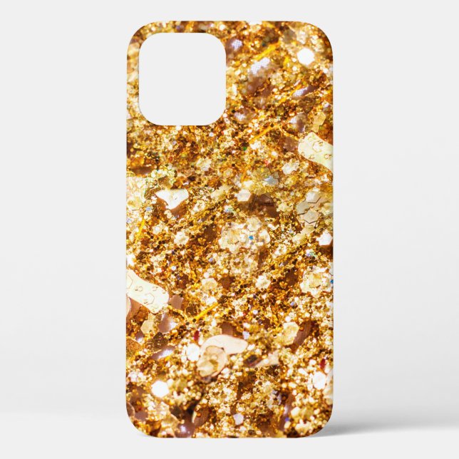 Hintergrund für Gold-Glitzer Case-Mate iPhone Hülle (Rückseite)