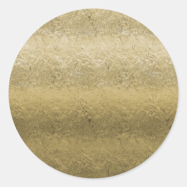 Hintergrund für Gold-Imitate Runder Aufkleber (Vorderseite)