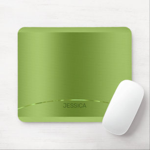 Hintergrund für grüne Metallic-Printmedien Mousepad