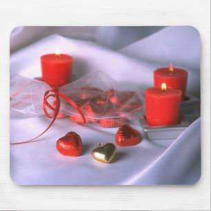Hintergrund für Hochzeitsherzen Mousepad