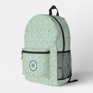 Hintergrund für kleine Acqua-Blume Bedruckter Rucksack